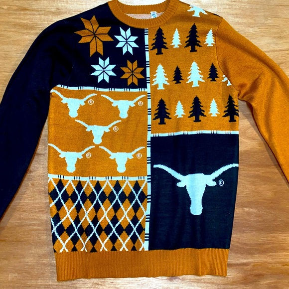 Ugly Christmas Sweater Other - Texas Busy Block Ugly Christmas sweater Longhorns